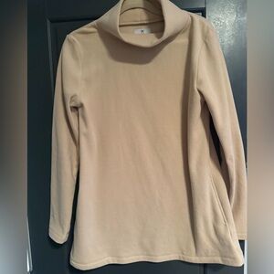 Dudley Stephens Cowl Neck Sweater in Tan